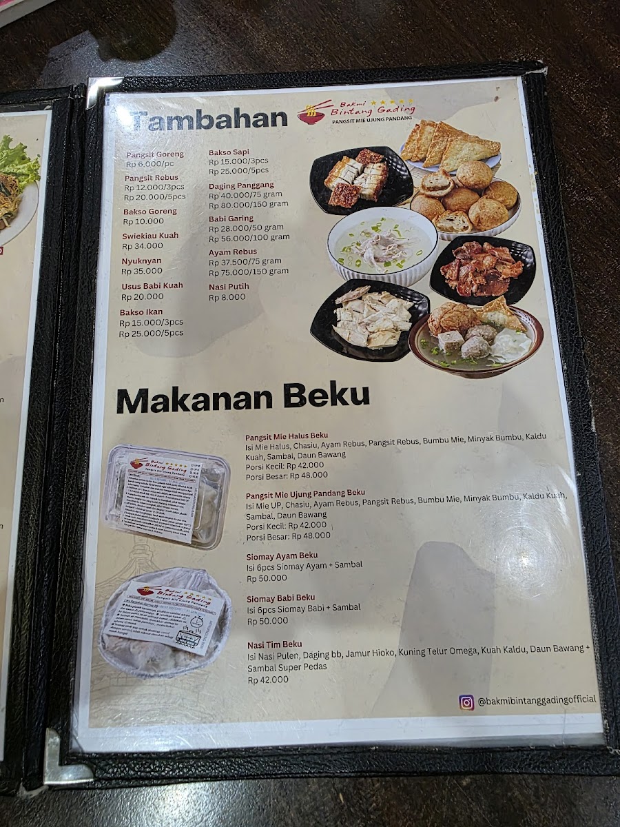 Bakmi Bintang Gading Menu - Image 6